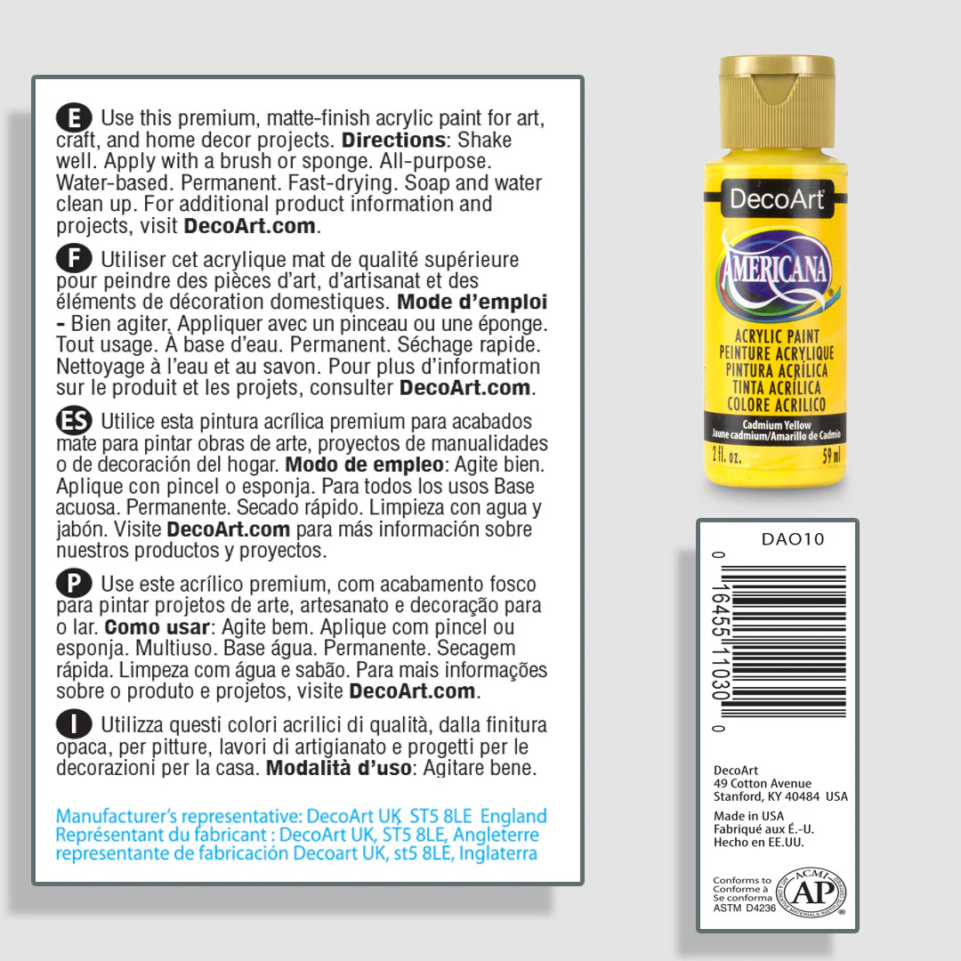 Americana Acrylics Yellows - Image 4