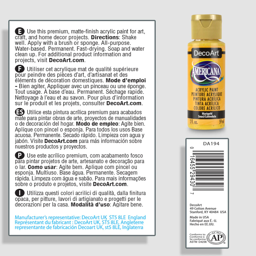 Americana Acrylics Yellows - Image 5