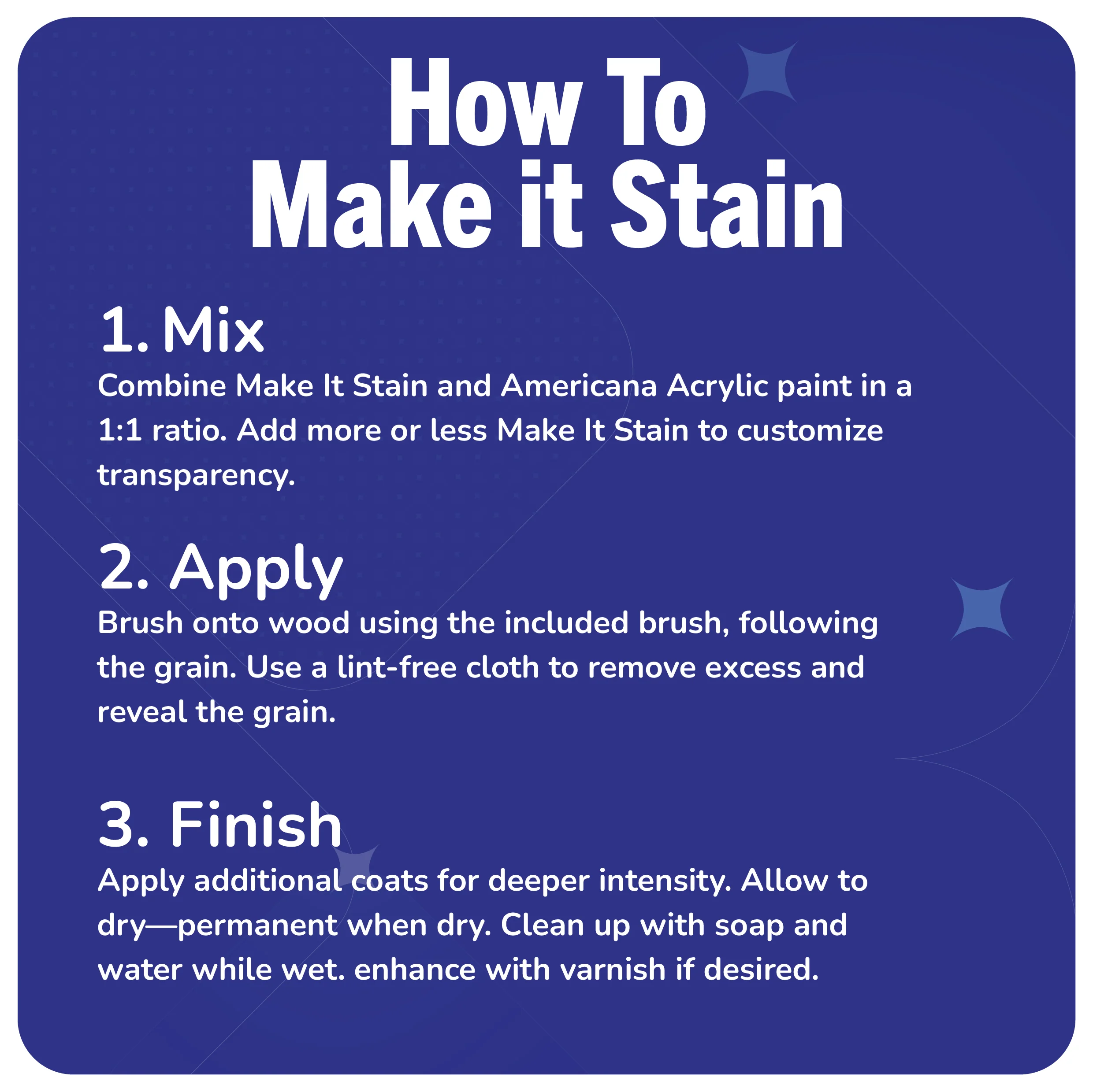 Americana Additions - Make It Stain Starter Set - Image 3