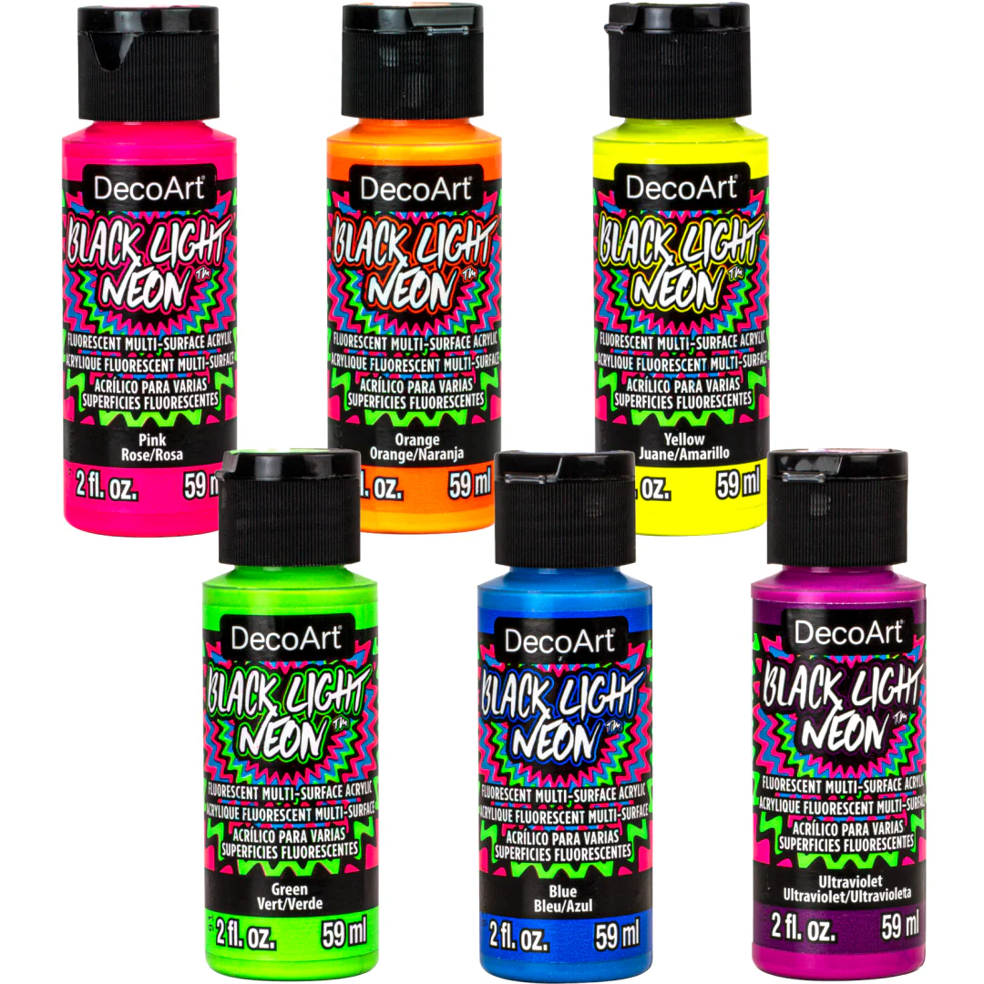Black Light Neon Paint Set - Image 12