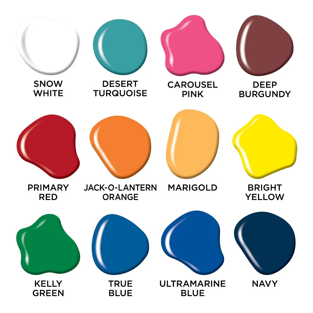 Bold Colors Acrylic Paint Set - Image 3