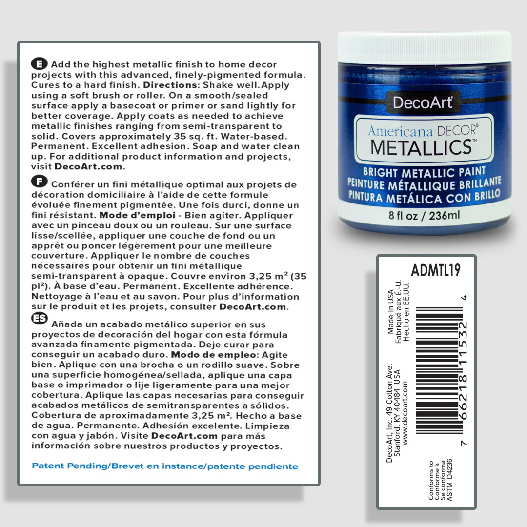 DecoArt Metallics 3 Color Set - Image 3