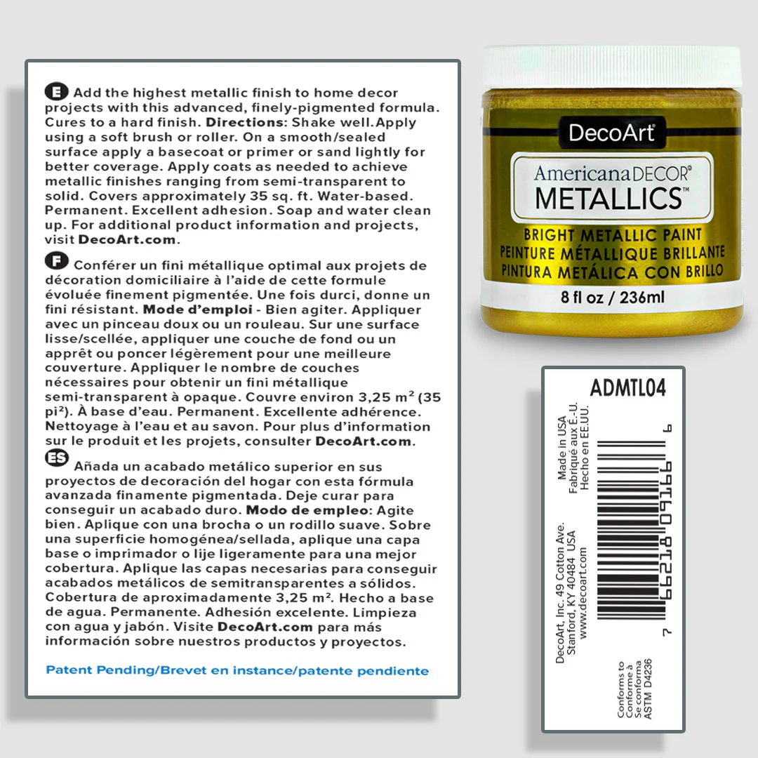 DecoArt Metallics 3 Color Set - Image 4
