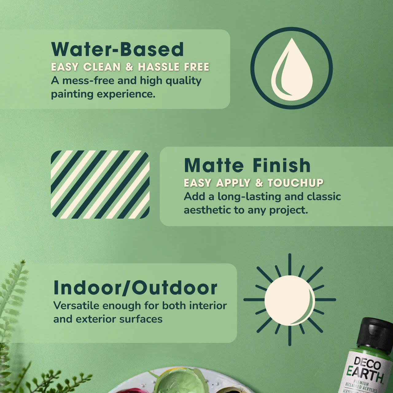 DecoEARTH Wildflower Meadows Reclaimed Acrylic Paint Set - Image 4