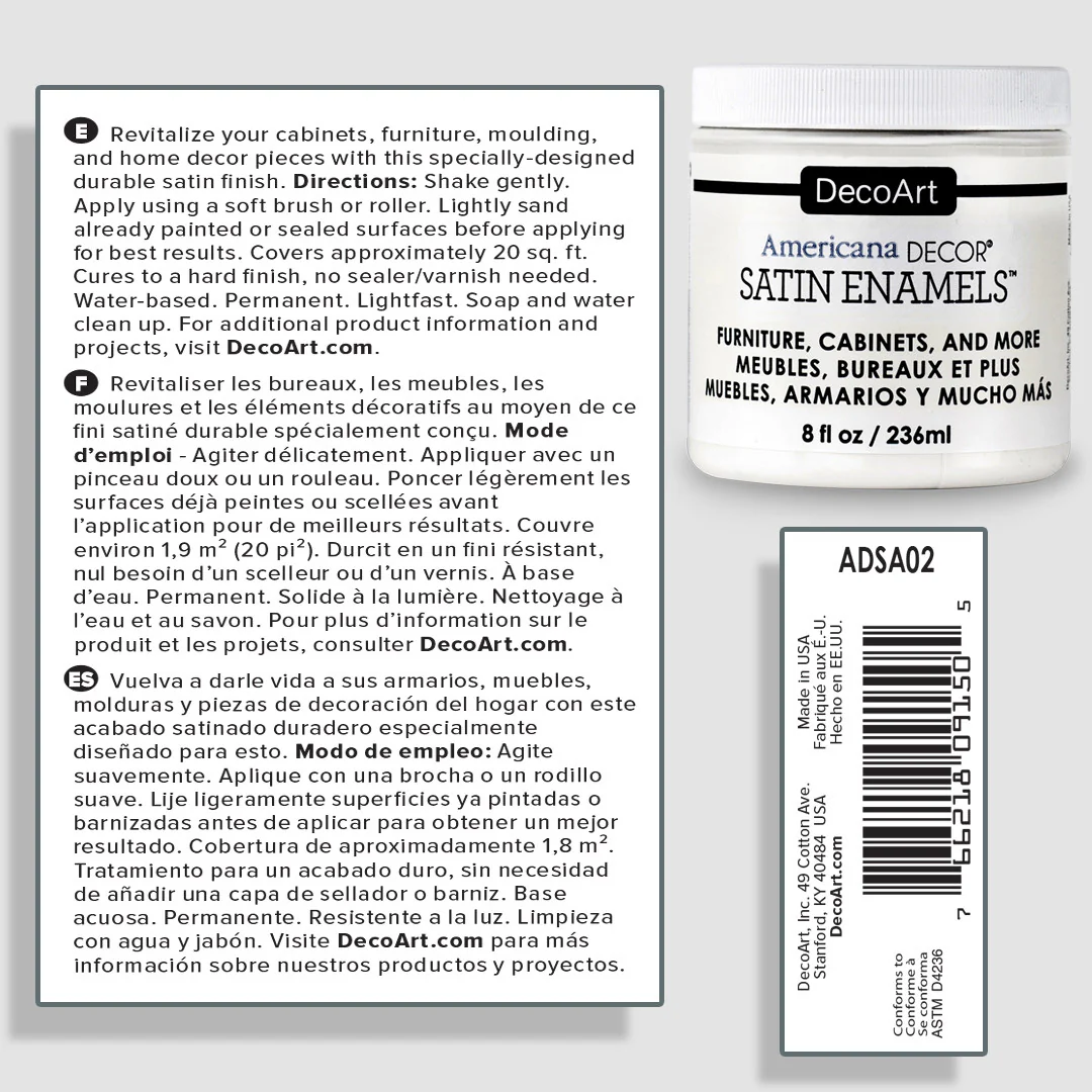 Satin Enamels Pure White - 3 Pack - Image 3